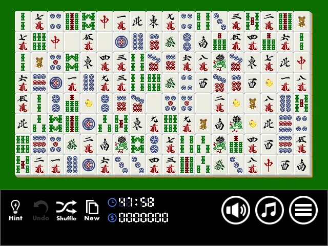 'Shisen-sho' gameplay screen