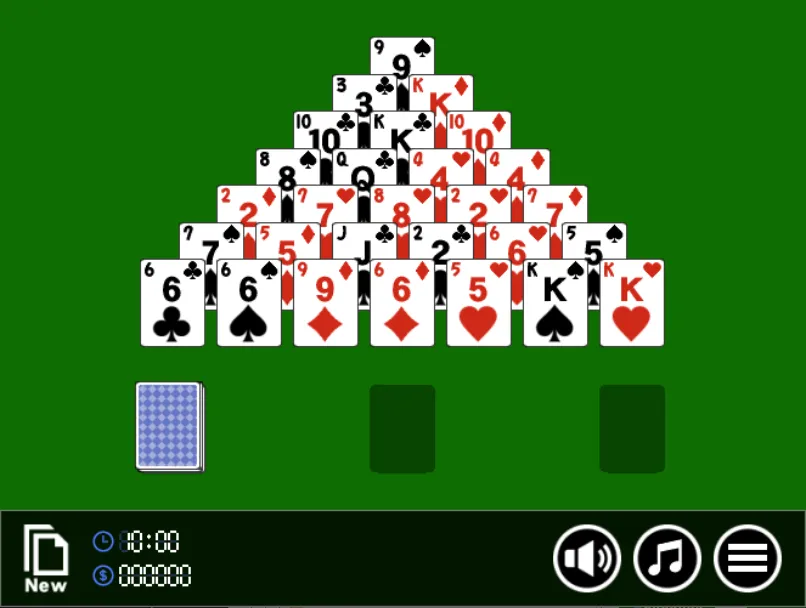 tela de jogo de 'Pyramid'