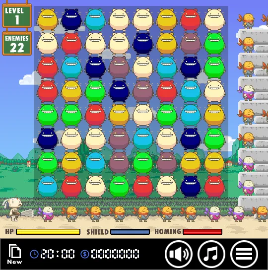 layar permainan 'Swap Puzzle2'