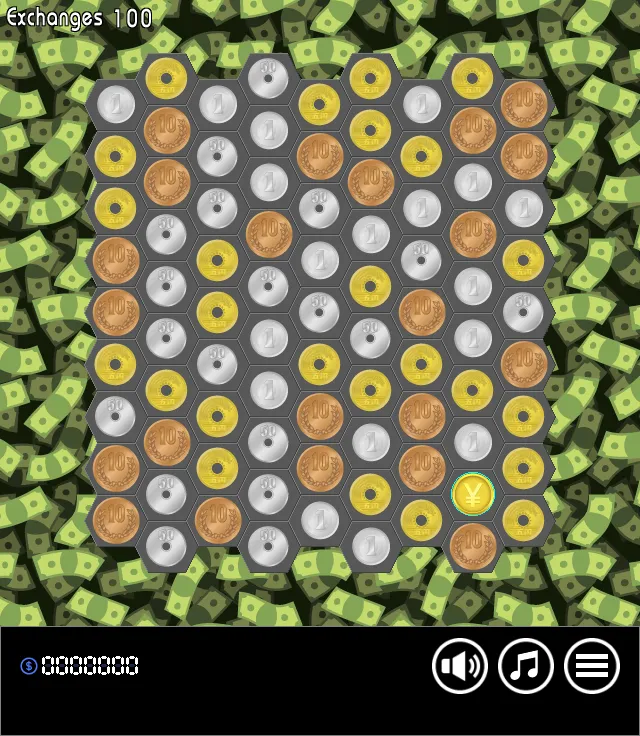 'Coin Puzzle' gameplay screen