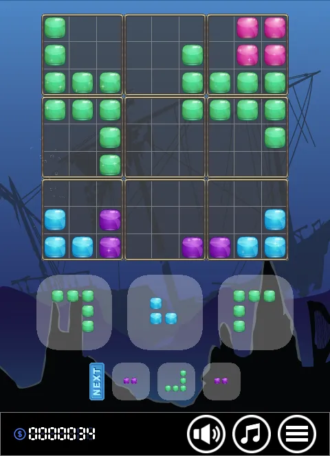 '3x3x9 Puzzle' gameplay screen