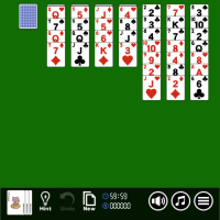 pantalla de juego de 'Scorpion Solitaire'